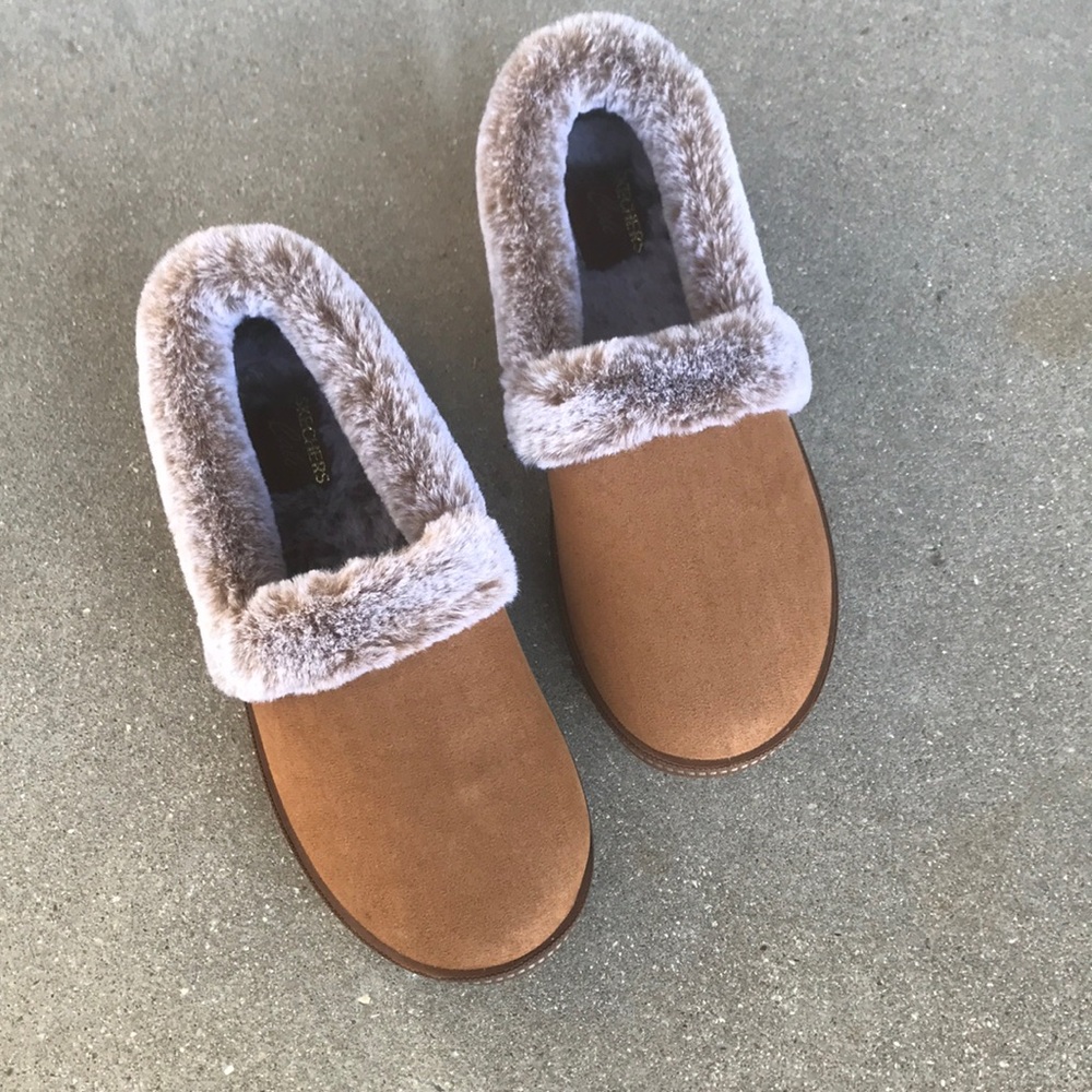 Skechers Cali Memory Foam Slippers